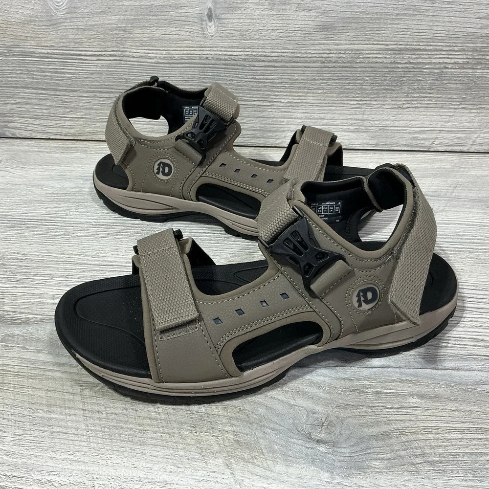 Dunham Mens Size 10 4E EEEE Nolan Water Friendly Brown Sport Sandals Shoes